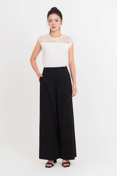 Linen Wide Pants - Quần dài suông