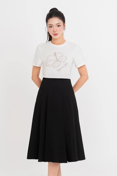 Bloom Softly Tee - Áo thun cotton