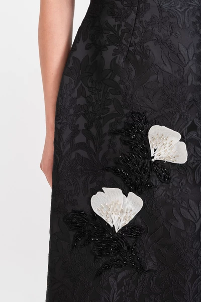 Iris Noir Dress – Đầm dạ hội Jacquard