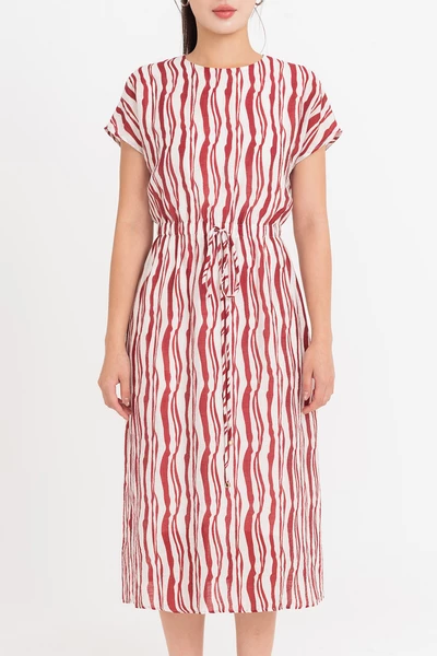 Pretty Flow Dress - Đầm lụa tay hến