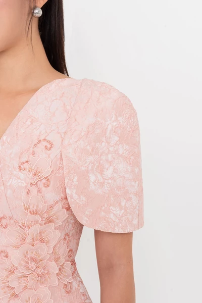 Blossom of Grace Dress - Đầm dạ hội Jacquard