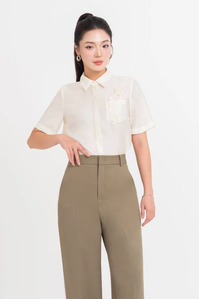 Áo sơ mi cổ đức