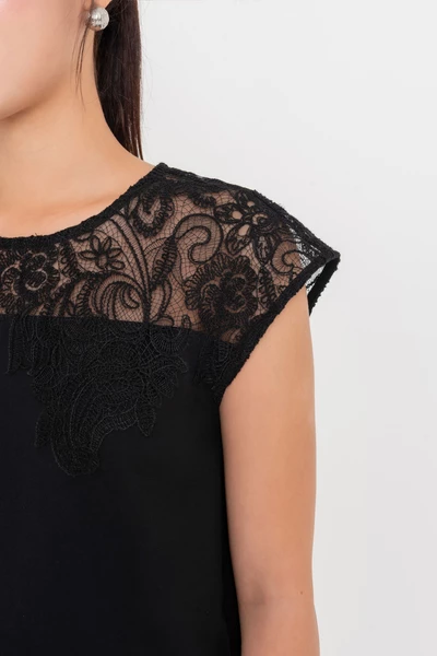 Lace Summer Top - Áo kiểu phối ren