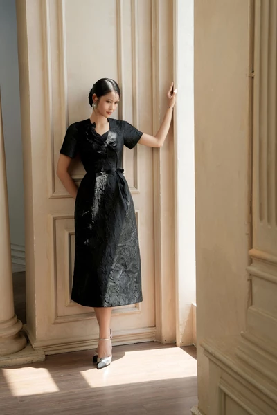 Noir Floras - Đầm dạ hội Organza