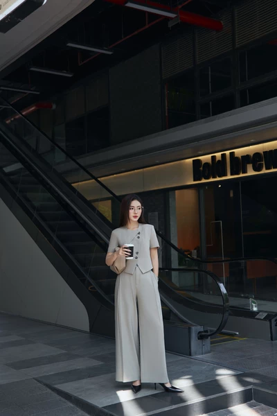 Quần dài Tuytsi ống suông