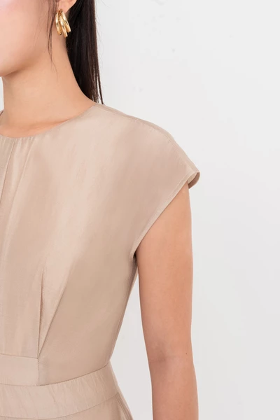 Tencel Alina Dress - Đầm lụa tay hến