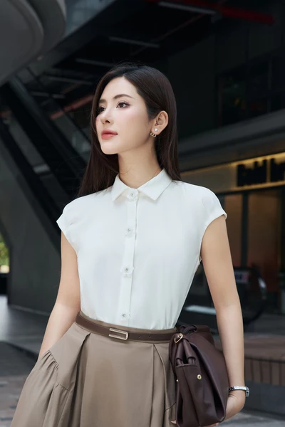 Floral Charm Shirt - Áo sơ mi lụa