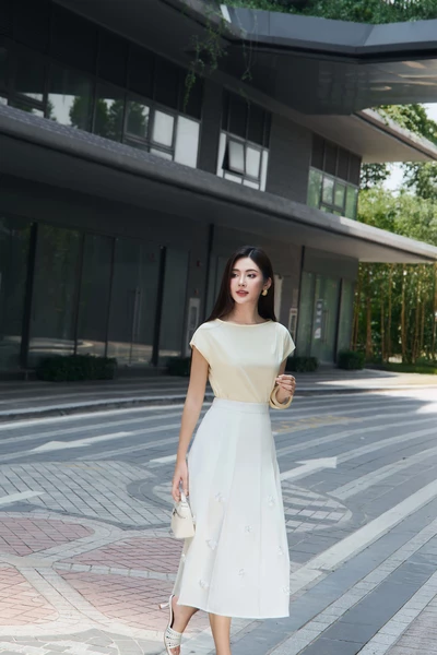 Draped Top - Áo thun bo gấu