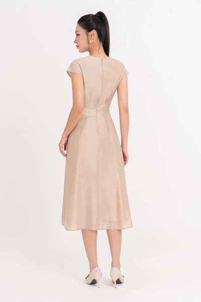 Tencel Alina Dress - Đầm lụa tay hến