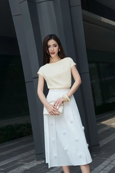 Draped Top - Áo thun bo gấu