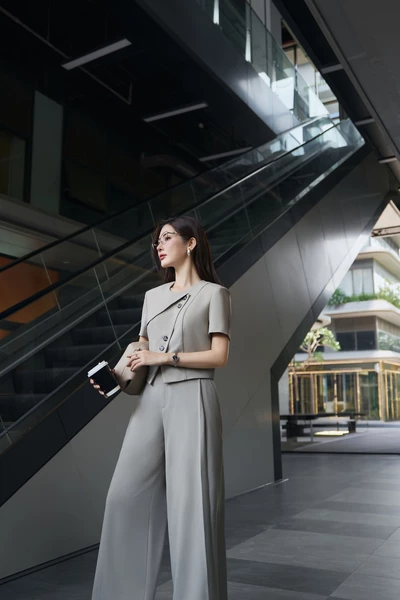 Quần dài Tuytsi ống suông