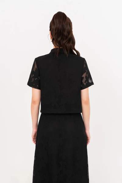 Mystic Veil Blouse - Áo ren cổ đức MS 16B0056