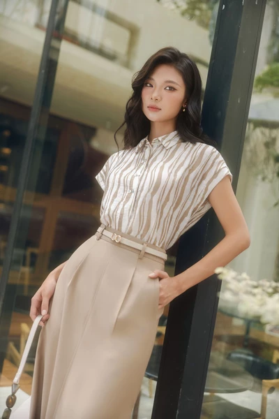 Ripple Stripes Shirt - Áo sơ mi kẻ