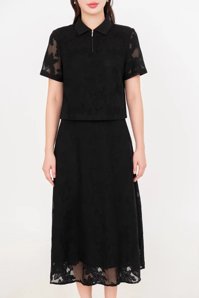Mystic Veil Blouse - Áo ren cổ đức MS 16B0056