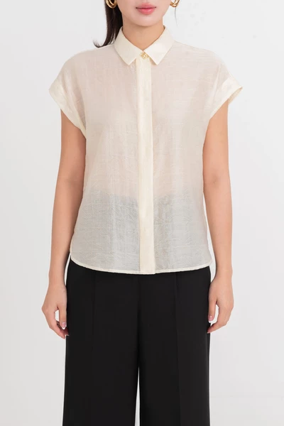 Ivory Blouse - Áo sơ mi Tencel