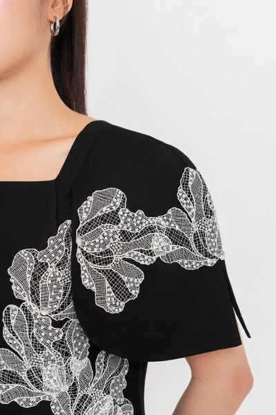 Embroided Blossom - Đầm dạ hội Organza