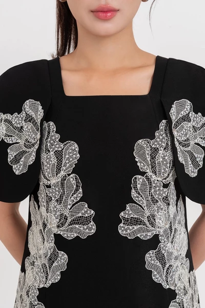 Embroided Blossom - Đầm dạ hội Organza