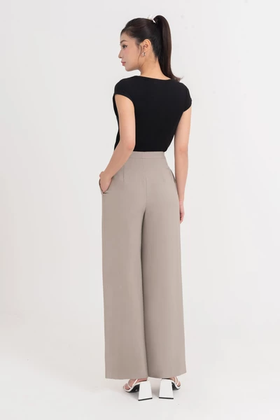Draped Top - Áo thun bo gấu