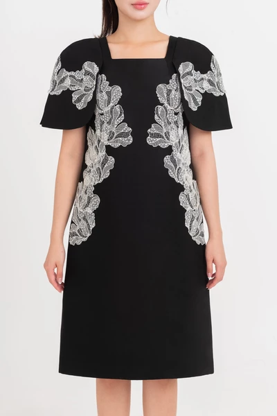 Embroided Blossom - Đầm dạ hội Organza