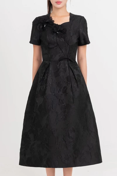 Noir Floras - Đầm dạ hội Organza
