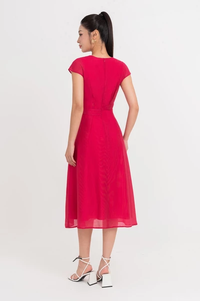 Tencel Alina Dress - Đầm lụa tay hến