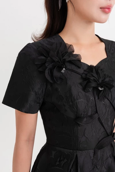 Noir Floras - Đầm dạ hội Organza