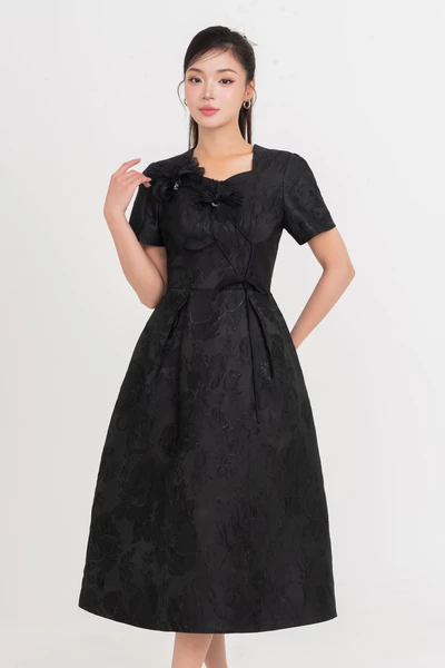 Noir Floras - Đầm dạ hội Organza