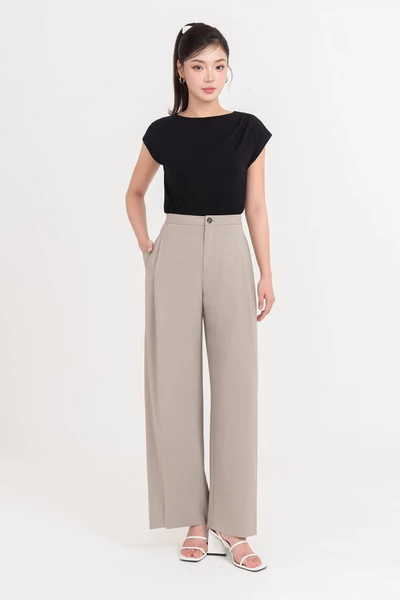 Draped Top - Áo thun bo gấu