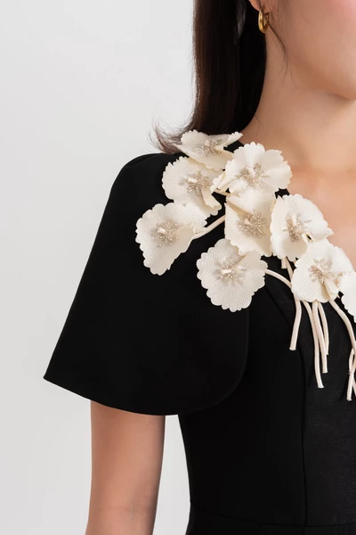 The Noir Bloom Dress - Đầm dạ hội