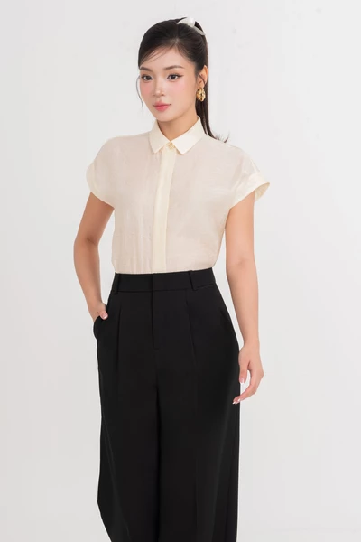 Ivory Blouse - Áo sơ mi Tencel