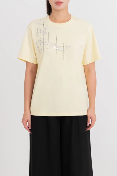 Blossom Spark Tee - Áo thun Cotton