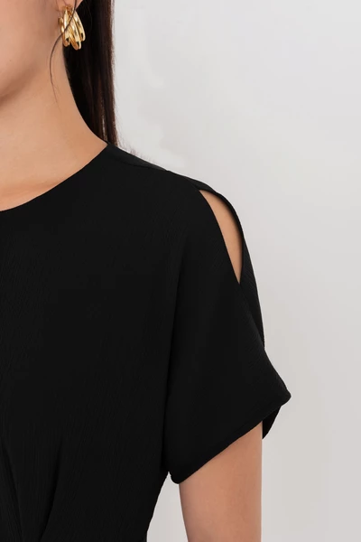 Black Elegance Dress – Đầm lụa xòe