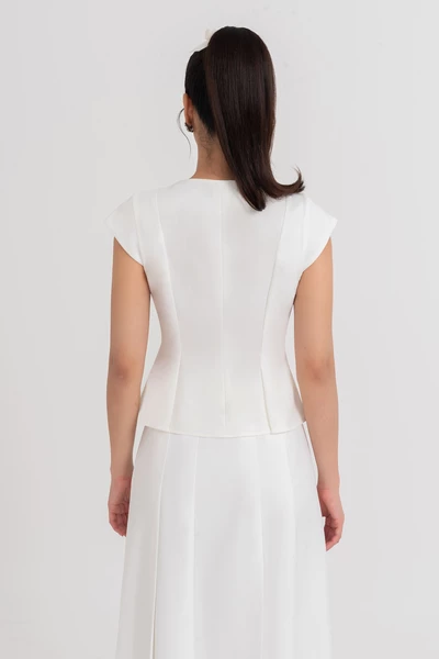 Grace Peplum Top - Áo kiểu Tuytsi