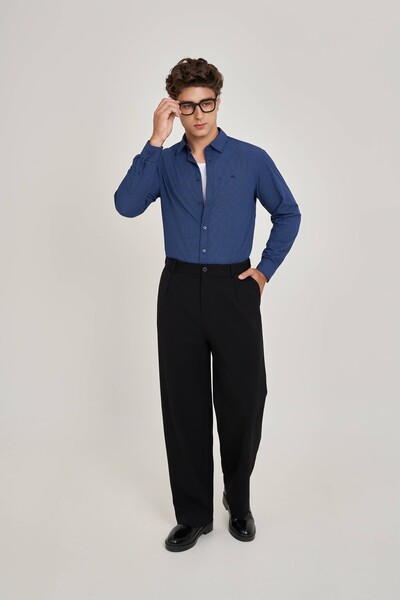 Áo sơ mi kẻ tay dài