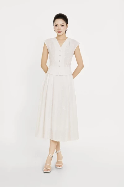 Urban Grace Blouse – Áo ôm cổ V