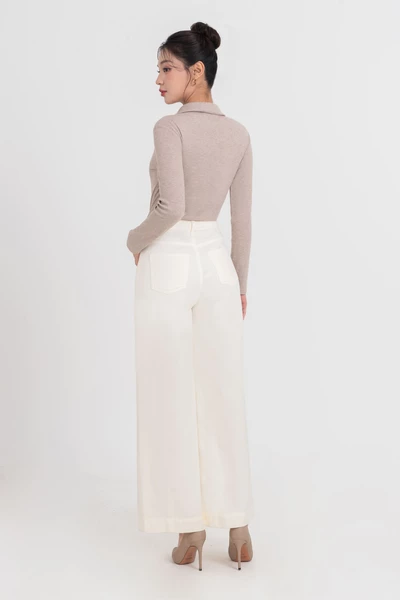 Cream Jeans - Quần Jeans ống loe