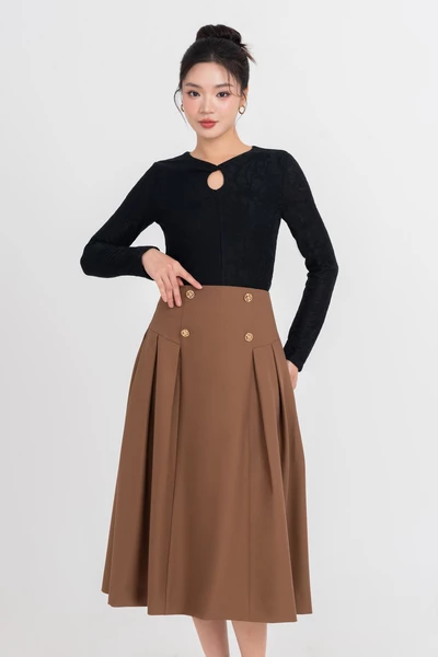 Chân váy xòe Retro Chic