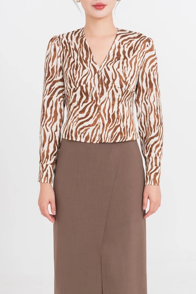 Áo sơ mi Zebra V-Neck