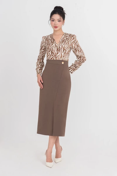 Áo sơ mi Zebra V-Neck