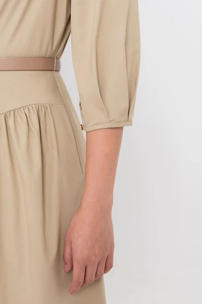 Đầm xòe Khaki Sandy Chic