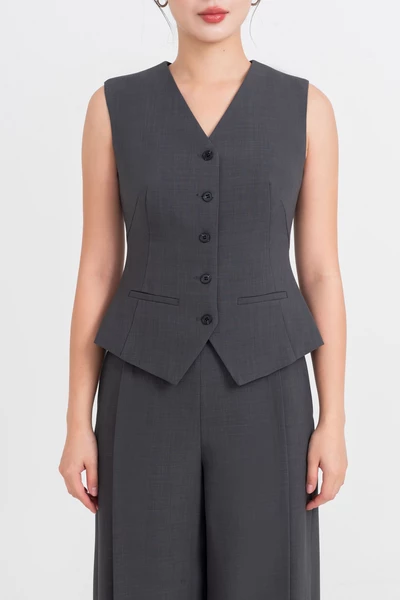 Áo Gile Urban Chic Ensemble