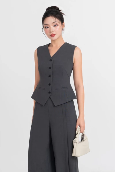 Áo Gile Urban Chic Ensemble