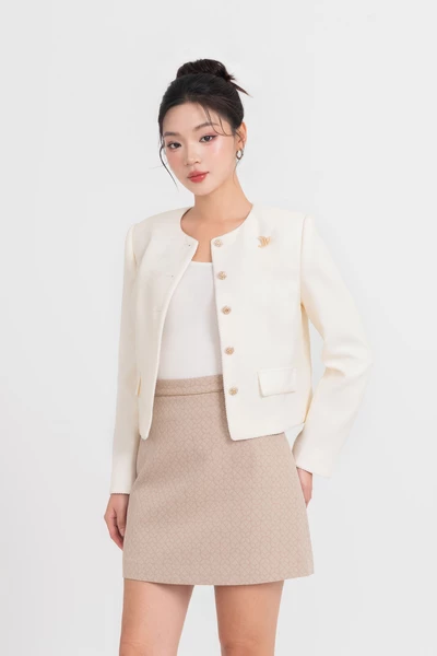 Áo khoác Tweed Elegance