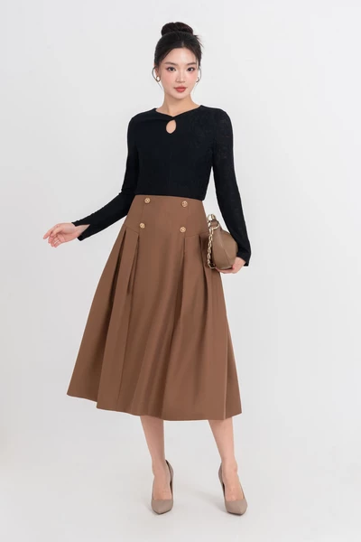 Chân váy xòe Retro Chic