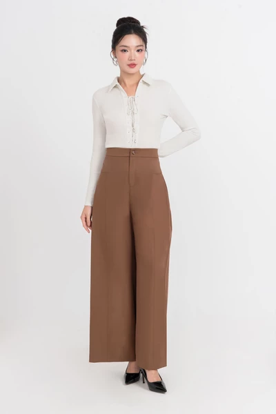Áo thun len Dây Rút Corset