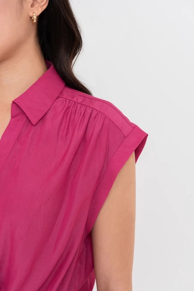 Fuchsia Bloom Shirt