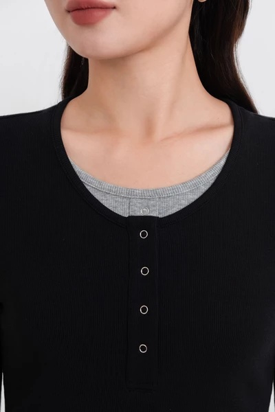 Áo thun dài tay Basic Chic