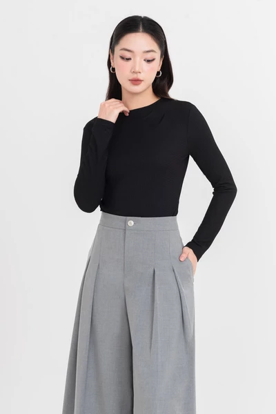 Quần suông xếp ly Urban Classic