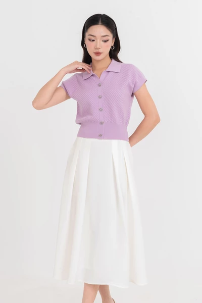 Chân váy midi xòe Elegance