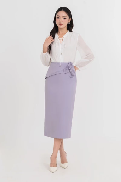 Chân váy bút chì Elegant Bloom